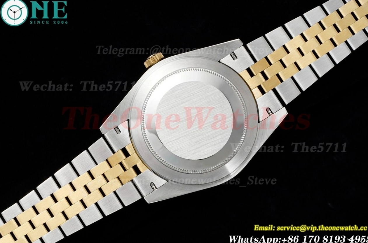 Blk SS VR3235 41MM YG 126333 Jub Datejust Stk GMF 904L 0211